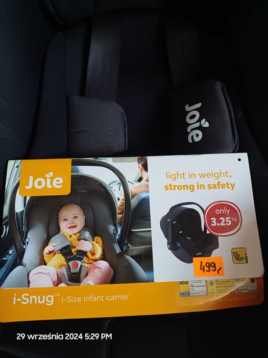 Fotelik samochodowy Joie i-Snug 0-13kg