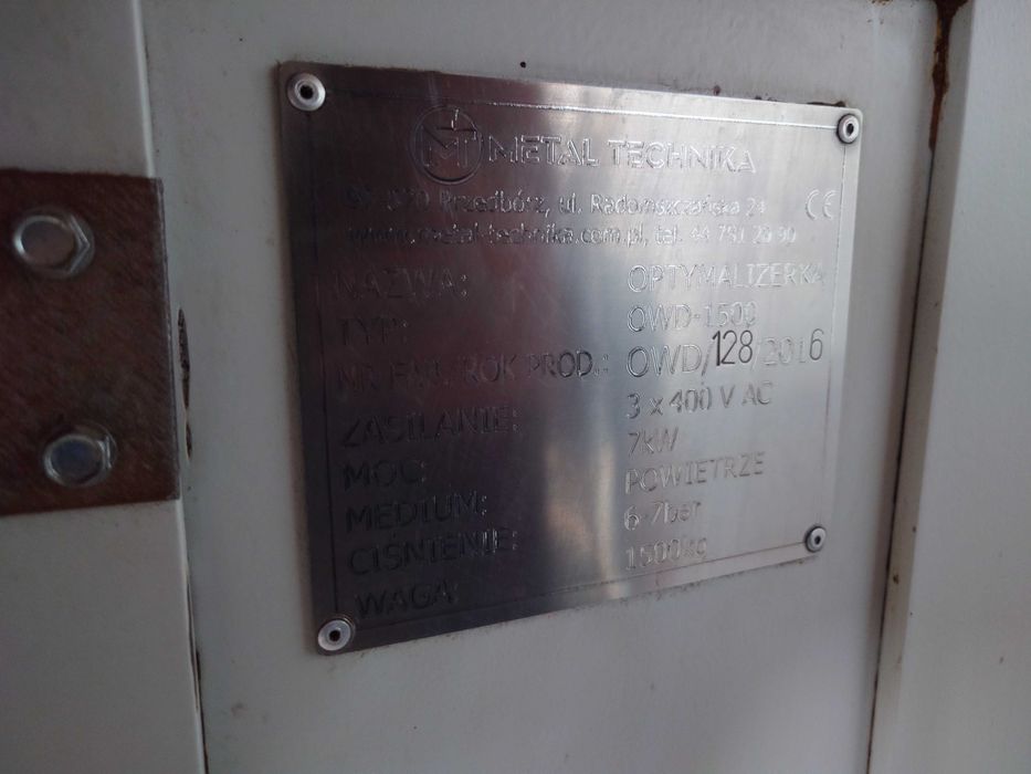 Optymalizerka Metal Technika OWD1500