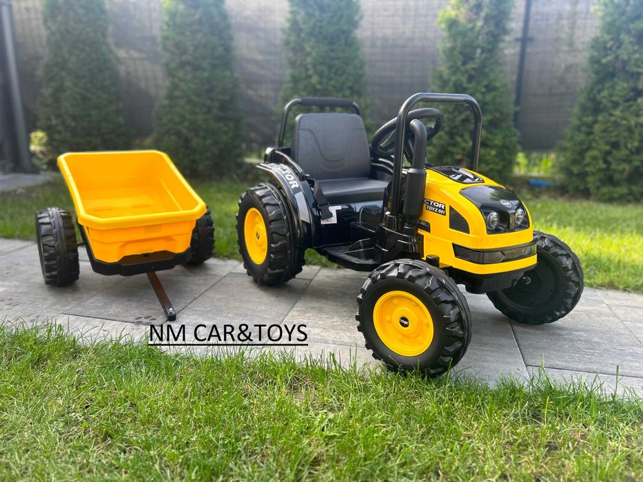 Duży TRAKTOR Auto na akumulator Pojazd Kołą EVA Pilot samochód