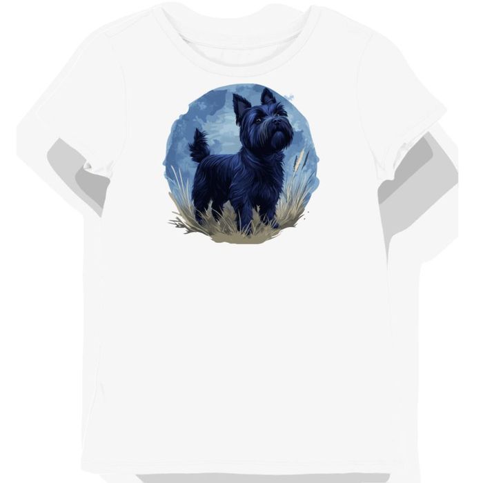 Koszulka damska biała z motywem psa Cairn Terrier XS