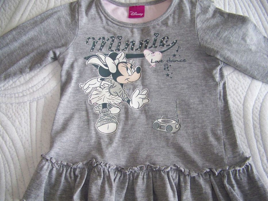 Bluzka bluzeczka wiosna dziewczynka szara r. 86-92 Myszka Miki