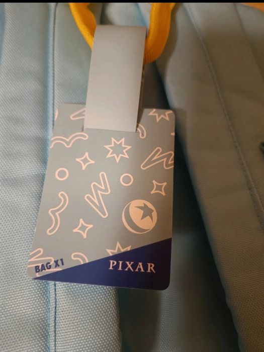Nowy oryginalny niebieski plecak Disney pixar