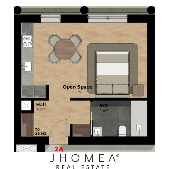 Apartamento T0 - Vacivus, Rio Tinto, Porto