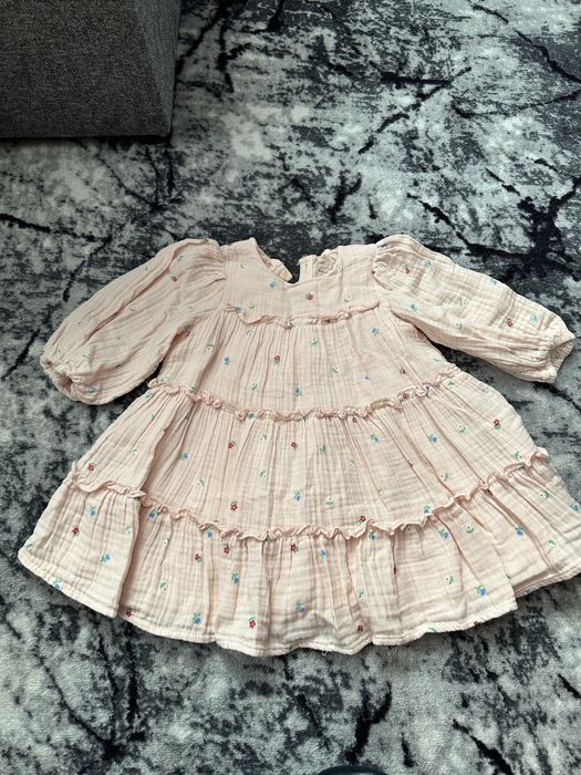 Літня дитяча сукня, бавовна, жатка р. 86