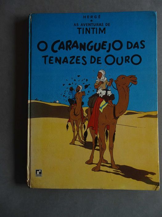 Livro Record - Tintim O Caranguejo das Tenazes de Ouro (capa dura)