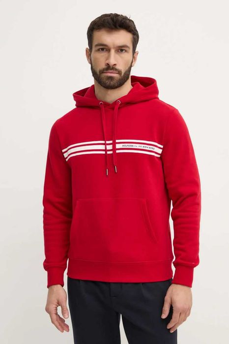 Tommy hilfiger чоловіче червоне худі , кофта з капюшоном