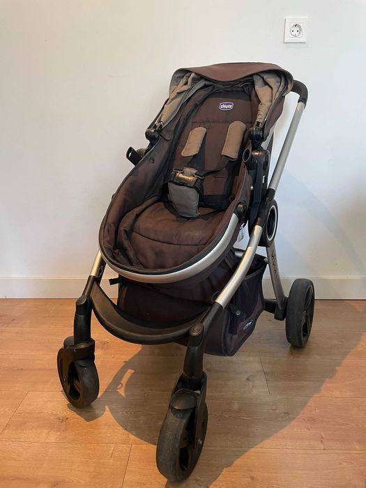 Carrinho Trio Chicco Urban Plus Black