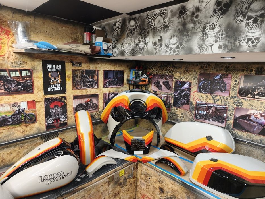 Lakiernictwo motocykli Kama custommotopaint