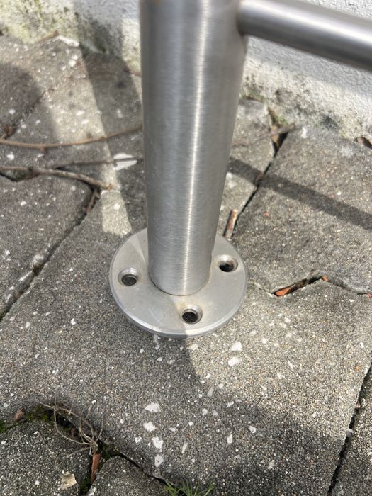 Corrimão inox usado de 3,70m