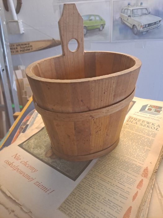 Ceber,pojemnik drewniany