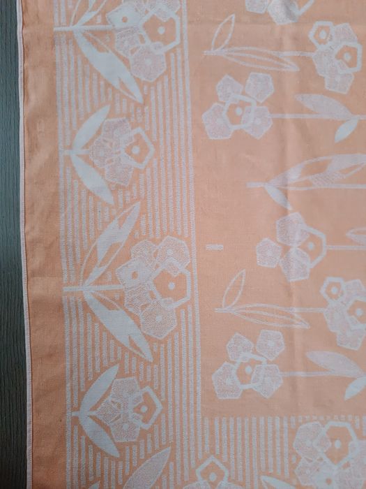 Скатерть льняная жаккардовая СССР