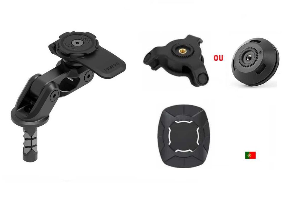 Suporte para Smartphone Quad Lock Pro para Coluna de Direcção universal (NOVIDADE)