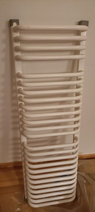 Grzejnik łazienkowy, Enix 400x1216, biały, błyszczący