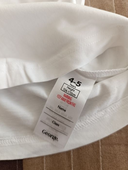 T-shirt dziewczęcy  roz 110, George, nowa