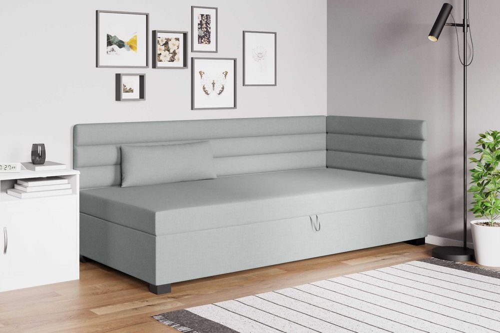 Łóżko młodzieżowe Sofa Wersalka pojemnik na pościel materac w cenie!