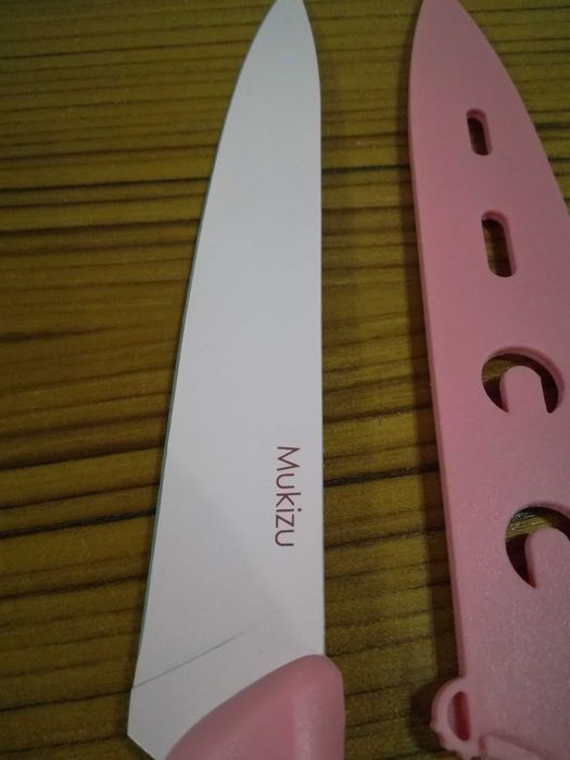 Nóż Mukizu uniwersalny, różowy 32 cm