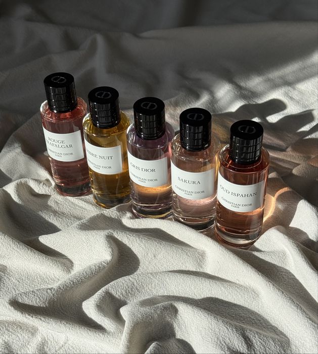 Cristian Dior Ambre Nuit, Sakura, Oud Ispahan