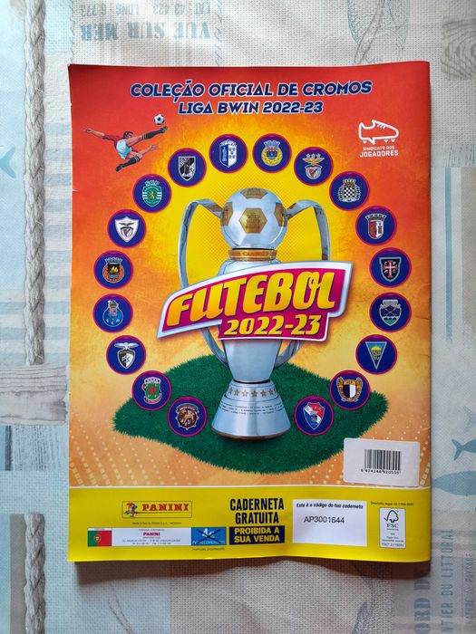 Caderneta de cromos Liga BWIN 2022-23 PANINI