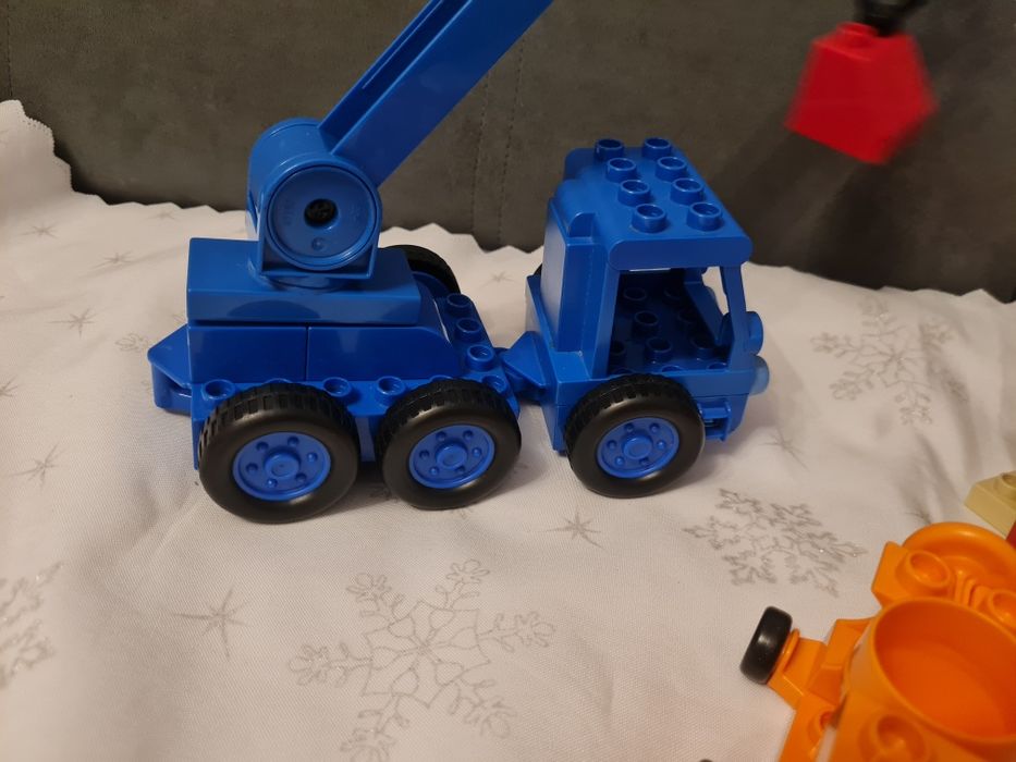 Dźwig I betoniarka  Bob budowniczy 3597 Lego duplo unikat