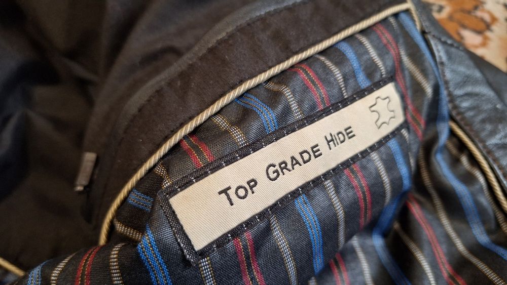 Кожаная куртка HIDEPARK. M.