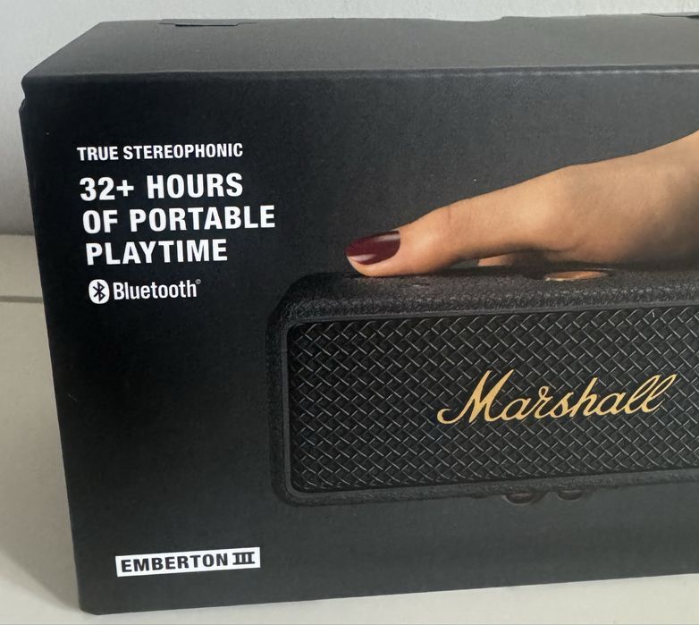 Coluna portátil Marshall Emberton III
