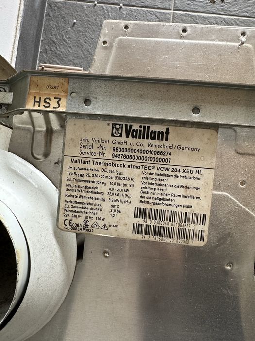 Vaillant Thermoblock atmo Tec VCW 204 XEU HL (t3)
