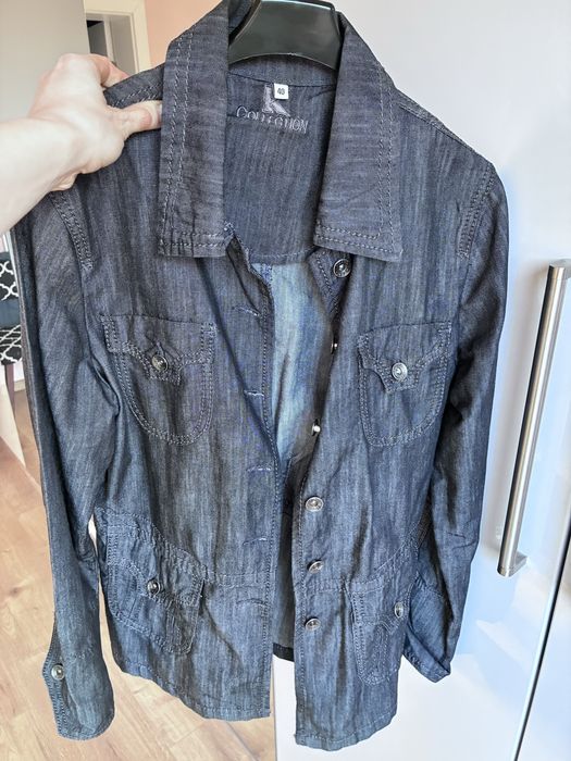 Katana koszula ciemny denim grafit Keilbach 38