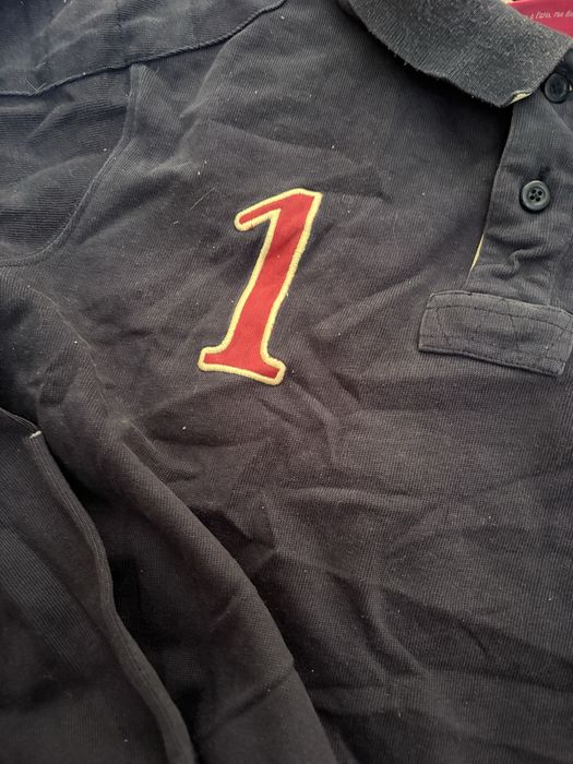 bluza polo L granatowa