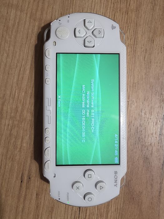 PSP 1000 FAT kolor Ceramic White Przerobiona