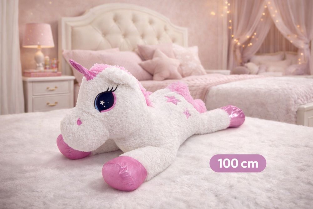 Peluche Unicórnio Gigante - Novo - Oportunidade