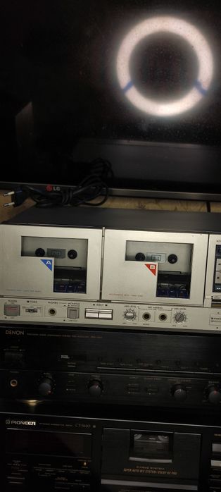 Дека двухкассетная, магнитофон JVC KD W7E