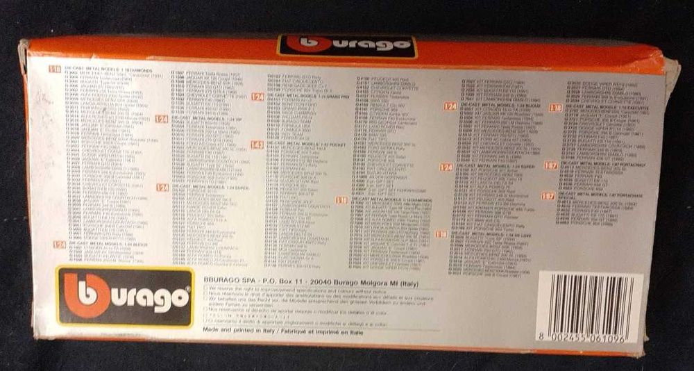 Carro Burago Team cod 6109