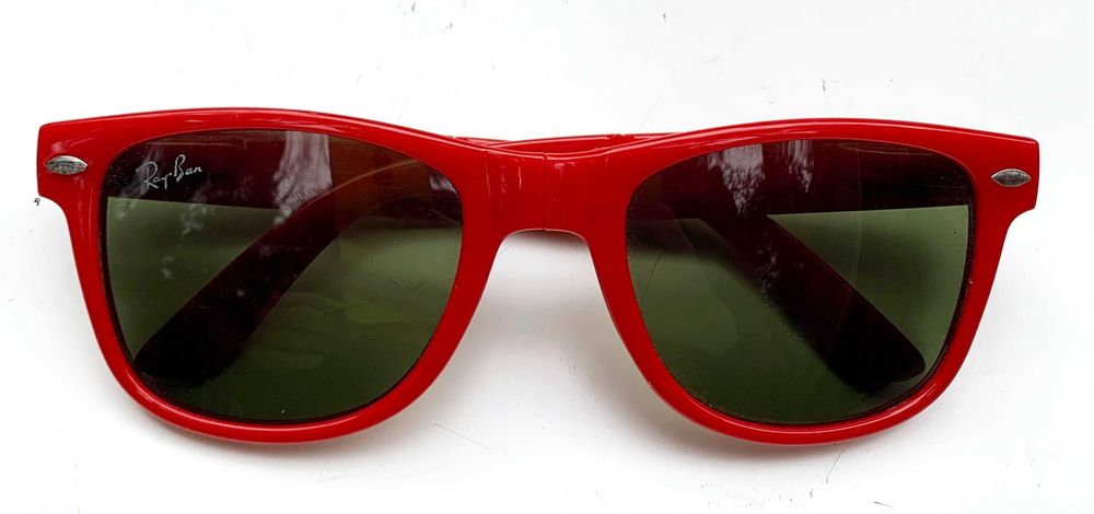 Okulary Czerwone Rayban Przeciwsłoneczne Męskie 9321
