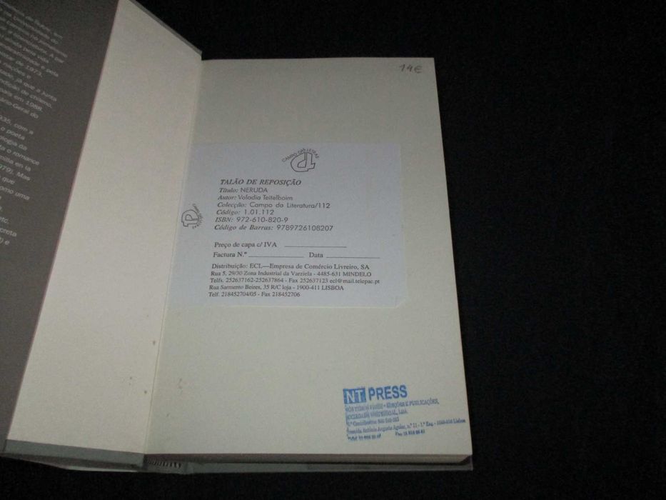 Livro Neruda de Volodia Teitelboim Campo das Letras