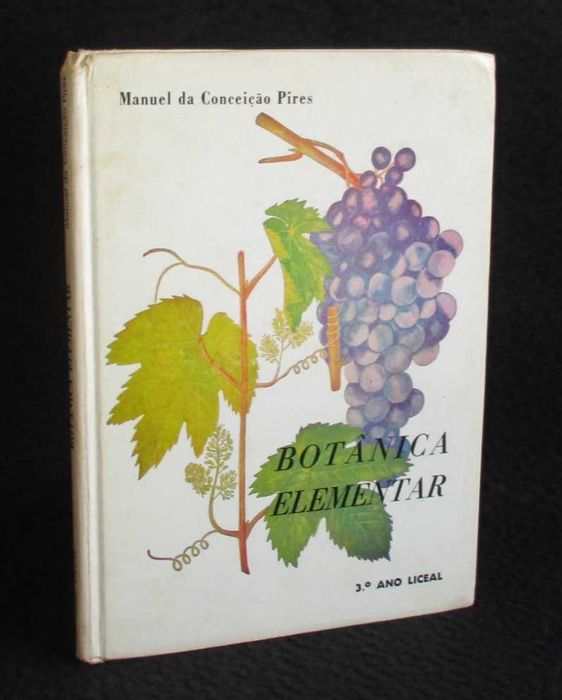 Livro Botânica Elementar Manuel da Conceição Pires 1972