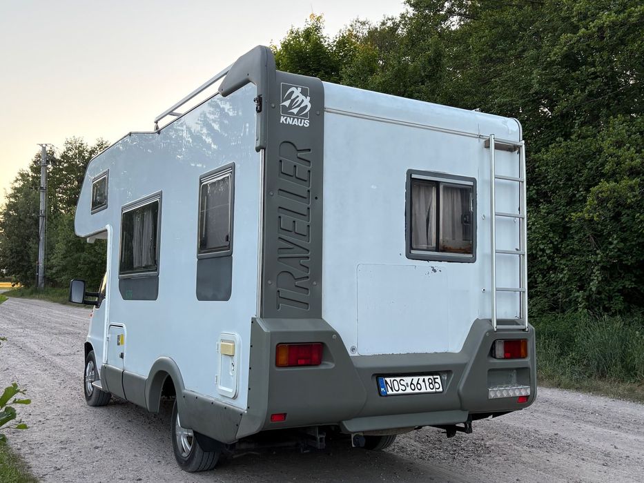 Fiat Ducato  KNAUS TRAVELLER 2.5tdi Ładny Stan Zarejestrowany w Polsce 1998r Kamper