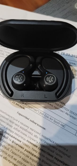 Навушники Jlab Epic Air Sport ANC Black