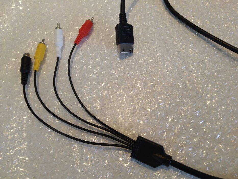 Sega Dreamcast Cabo 1.8M Novo TV AV RCA S-Video