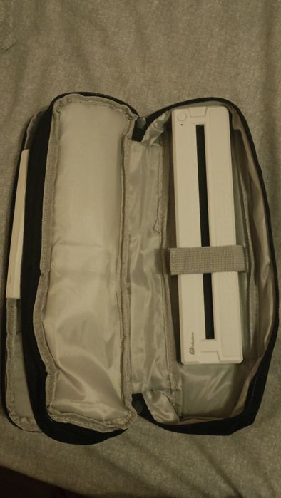 Impressora térmica sem fios com oferta de bolsa e papel térmico