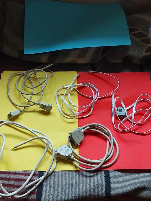 Stare kable do komputera 5 sztuk