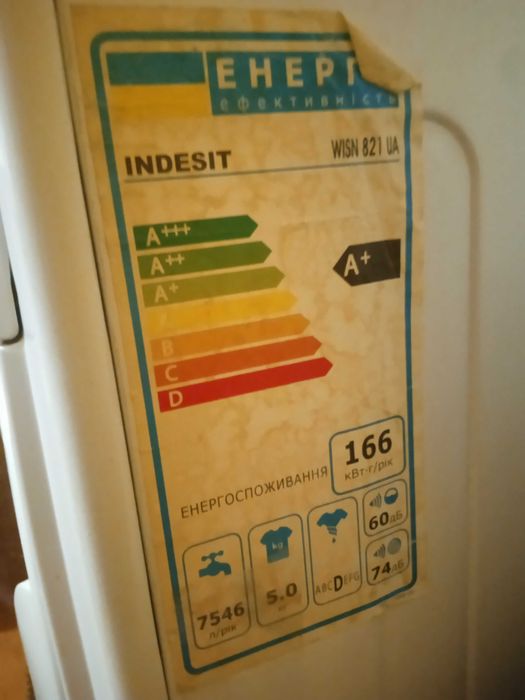 Пральна машина індезіт