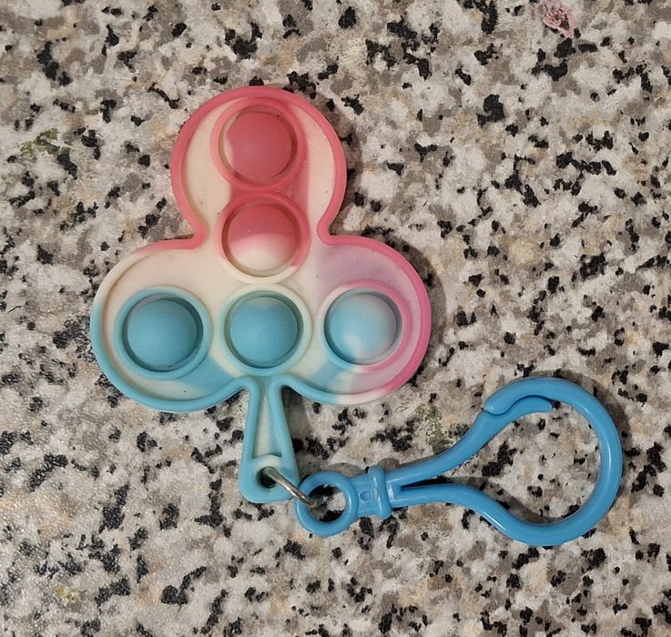 Pop It Chaveiro Antiestresse Colorido – Sensorial
