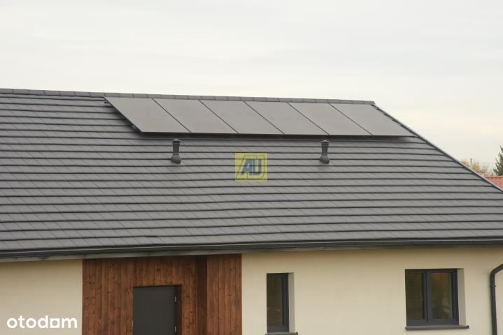Nowy dom 112,5m², fotowoltaika, pompa ciepła