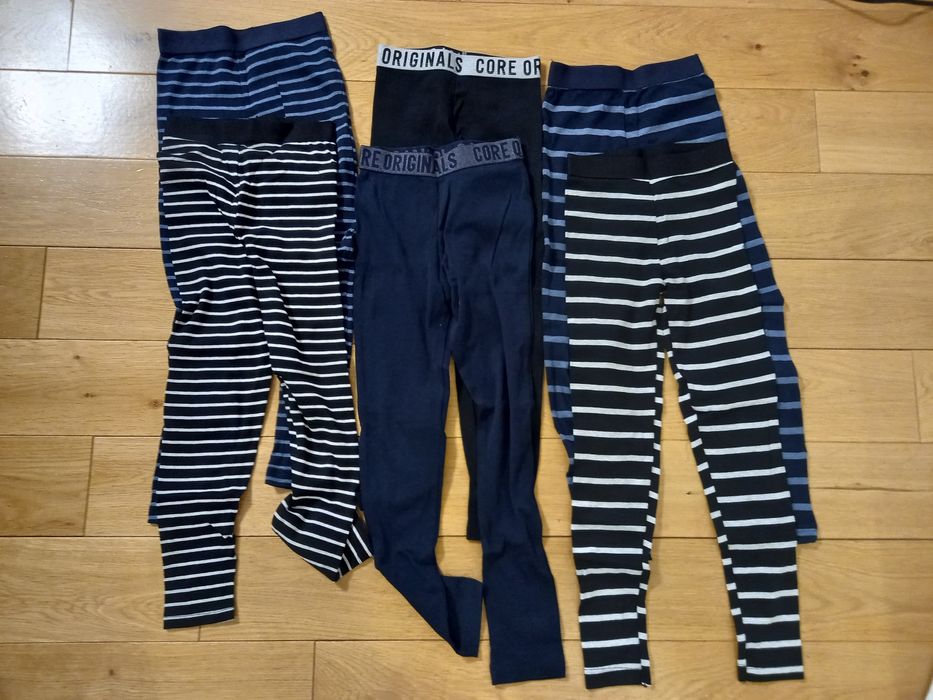 Leginsy bawełniane 6 szt. C&A 122-128