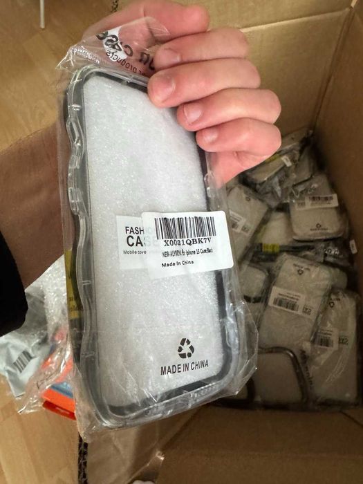 NOWE Etui WAVE do iPhone 15 Clear Case Plecki Bezbarwne Czarne odporne