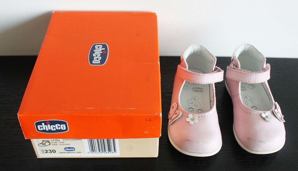 Sapatos de couro menina tamanho 23 Baby Ballerina Guya da Chicco