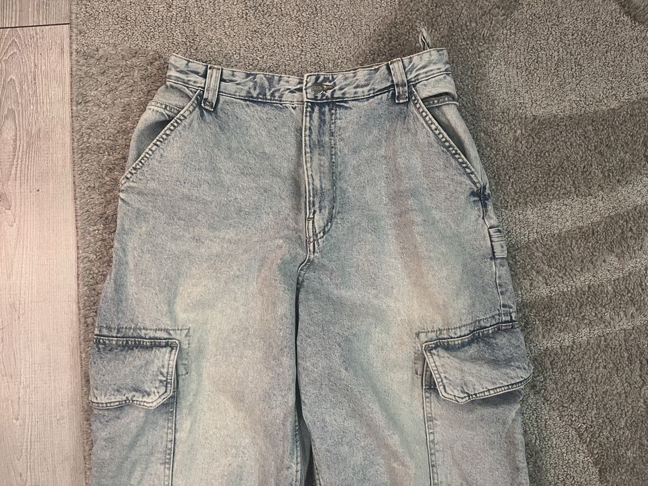 Jeansy bojówki STWD Pull Bear, rozmiar 40