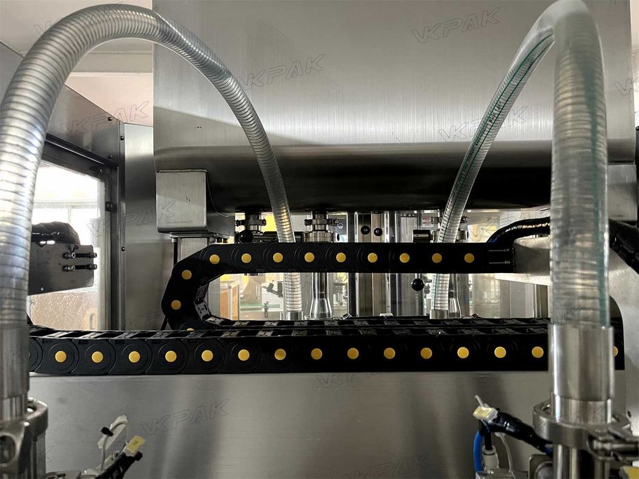 Máquina automática de enchimento de garrafas de pasta de molho de mel