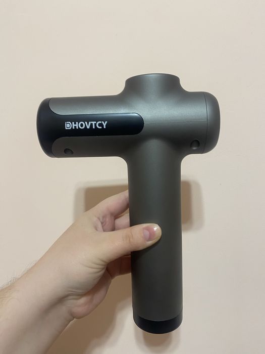 Масажер пістолетний/USB зарядка/Низький рівень шуму/4 насадки/Потужний