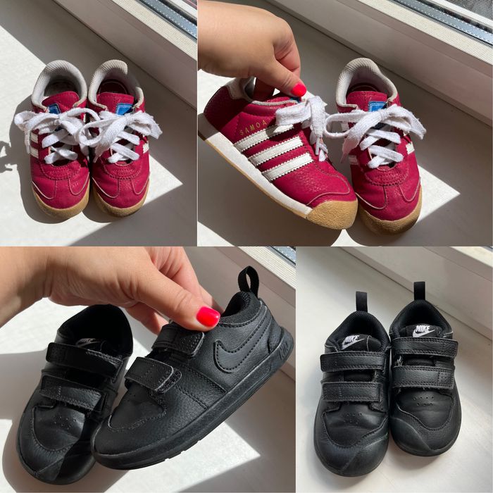 Кросівки Adidas samoa 25 р/ Nike pico 25 р